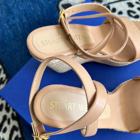 Stuart Weitzman Nude Wedges - Picture 7 of 8